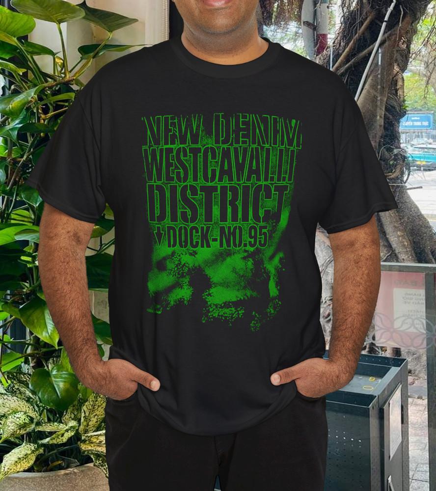 

New Denim Westcavalli District Dock-No.95 Graphic T-Shirt 4XL