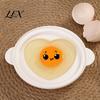 Easy Egg Poaching Tool Heart Shape Microwave Poacher with Lid & Handle, Heat-Resistant Food-Grade PP Clean Cooker for Tender Poached Eggs, Non-Stick