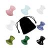 Natürliches Rosenquarz Gua Sha Schabmassagegerät Pilzform Kristall Guasha Stein Für Spa Entspannende Meditation Massagegerät