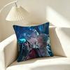 A-Alhaitham Kaveh Genshin Impact  Square Double-Sided printed Pillow Case Bedroom Bedside Pillow Sofa Cushion Cover