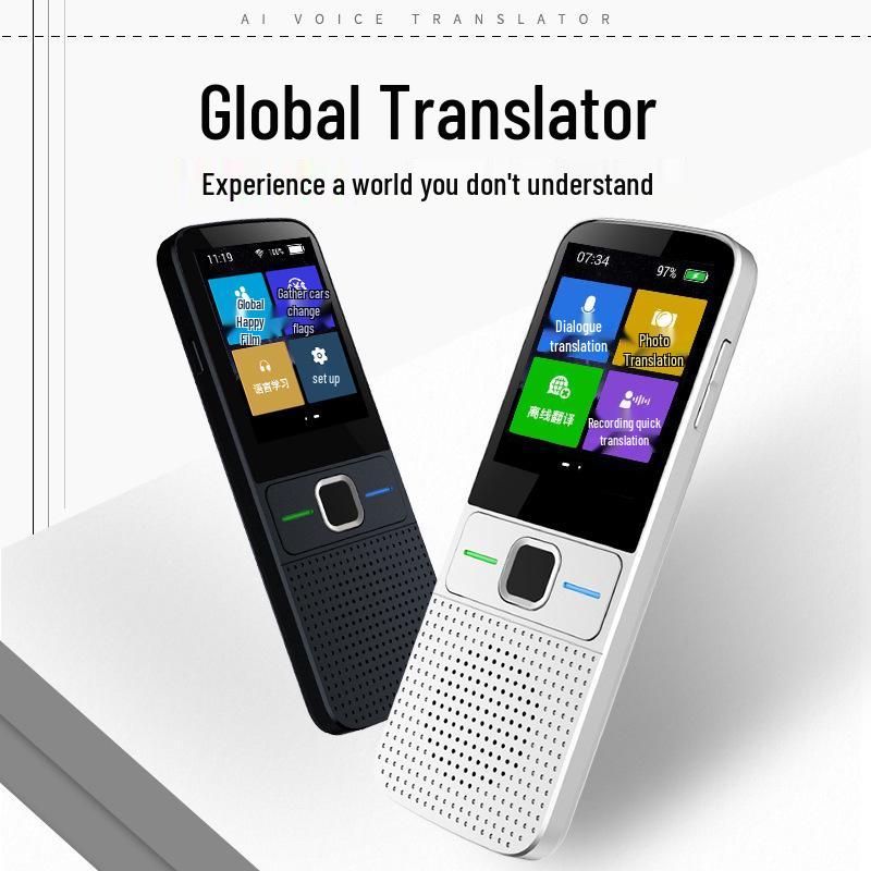 T10 Smart Translator: Supports Offline Translation in 14 Countries, 138 Languages, with WIFI, Photo, and Voice Recording Features.