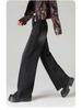 2026 Women's Spring Wide-Leg Black High-Waisted Jeans - Pear Shape Slimming Straight-Leg Pants