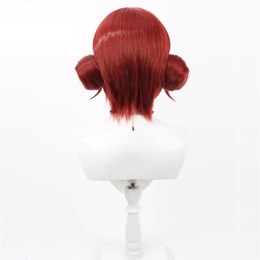 Ange Katrina Cosplay Wig, Red, Heat-Resistant, Costume Accessory, Wig, Disguise, Halloween, Event, Cosplay, Photography