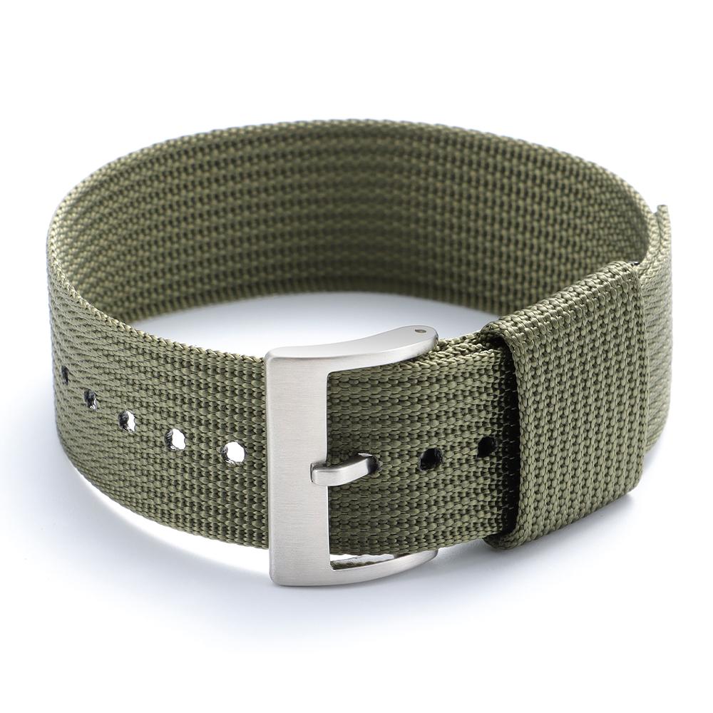 

New Belt 18mm 20mm 22mm Nylon Watch Band Universal Wristband Fabric Bracelet for Seiko for Men Women Watch Strap Accessories 18mm зелений