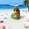 Summer Beach Duck Ornament Home Garden Ornament Resin Crafts Beach Duck
