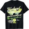 Wochenendvorhersage 100% Chance auf Margaritas Retro Vintage T-Shirt
