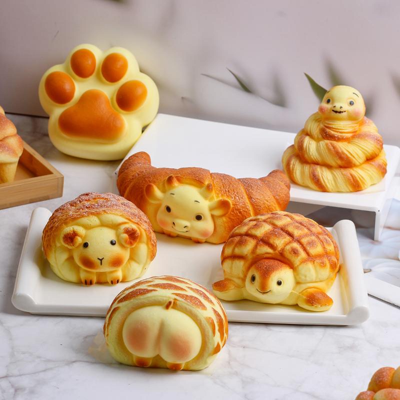 Slow Rebound Cake Dessert Wedding Party Decoration Ornaments Cake Decoration Simulation Cake Model Relieve Stress Toy