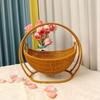New Imitation Rattan Rattan Basket Candy Snack Storage Woven Storage Basket Decorative Storage Bowl Cat Hammock Pet Use