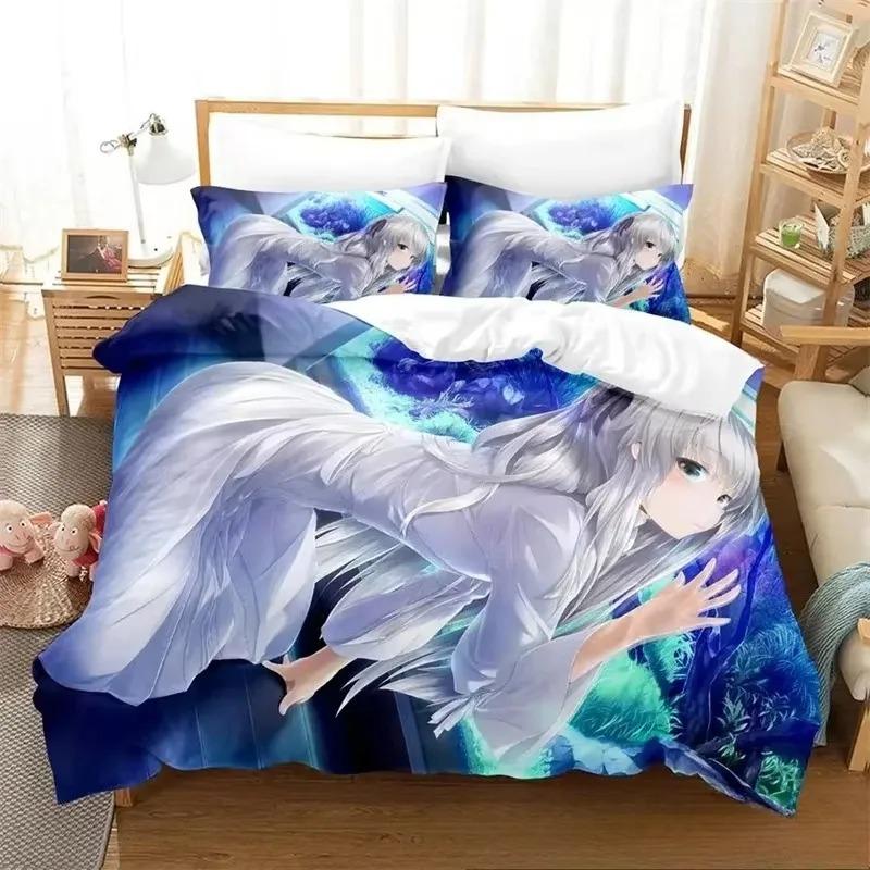 Comforter Anime Yosuga No Sora Bedding Set For Bedroom Soft Modern S Comefortable Kids And