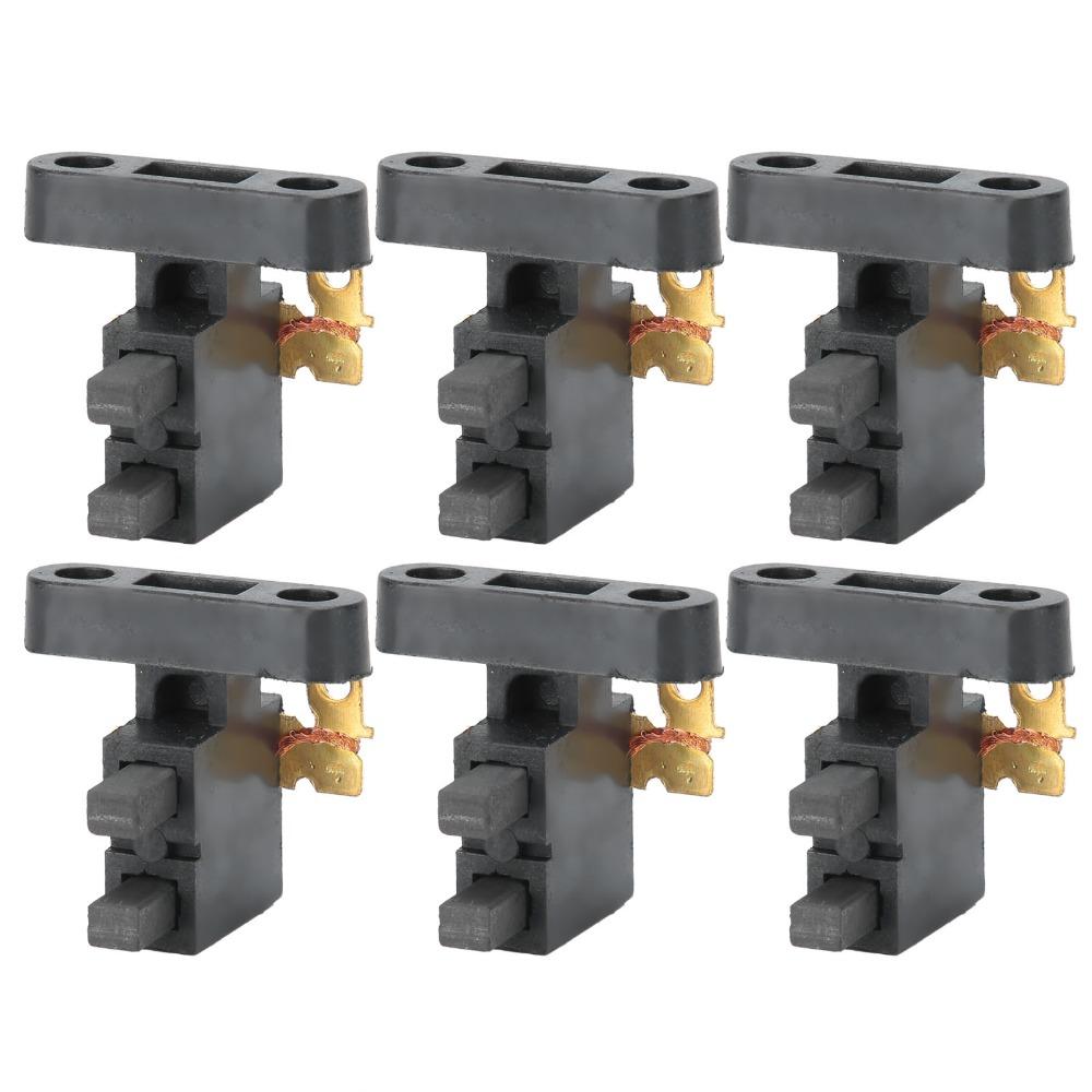 10PCS Plastic Carbon Brush Assembly Black Generator Brush Set For Generator