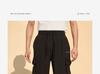 Workwear style ankle pants
