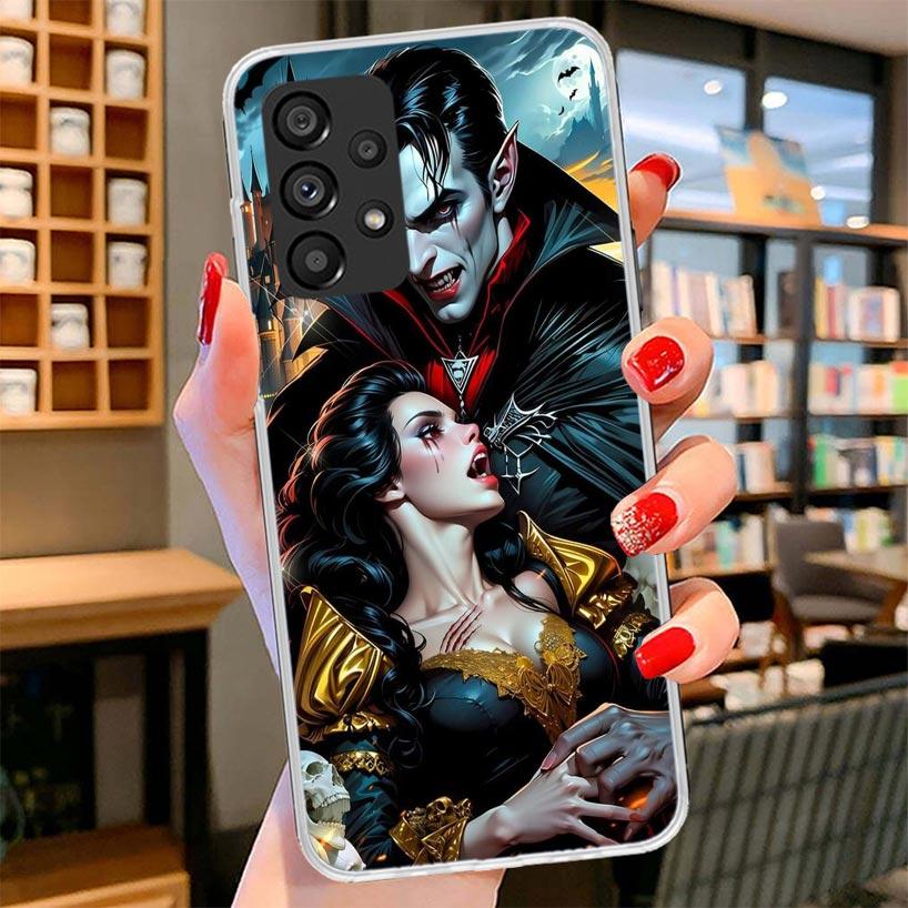 Gothic Vampire Scarlet Art Phone Case For Samsung Galaxy A17 A37 A57 A16 A26 A36 A56 A15 A25 A35 A55 A14 A24 A34 A54 A13 A23 A33