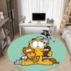 1pc Garfield Pets Office Round Area Rug, Bedroom Living Room Home Decor, Room Deco,  Offic a1016150