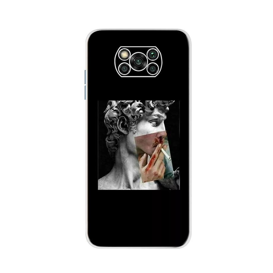For Xiaomi Poco X3 Pro Back Cover 6.67" Cute Cat Patterns Transparent Bumper Cover For Xiaomi POCOX3 Pro POCO X 3 Cover Fundas