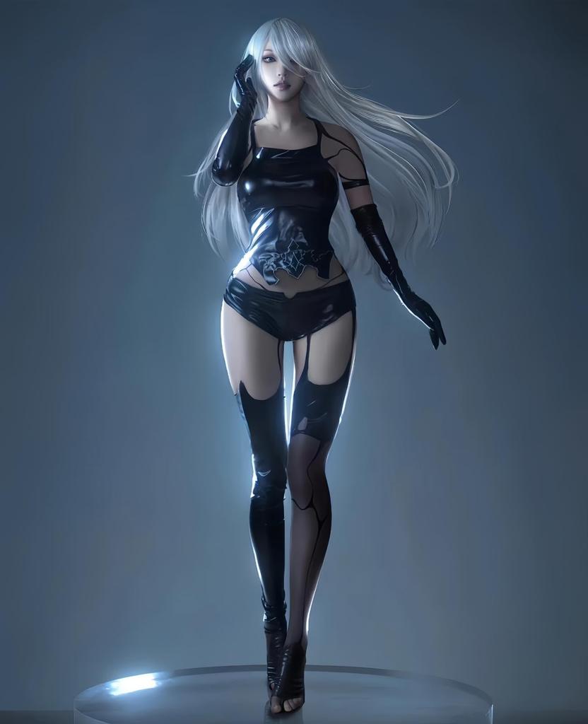 Nier Cosplay YoRHa 2 Typ B 2B Cosplay Nine S 9S Cosplay A2 A2 Cosplay A2 Nier Automata Kostým Akce Halloweenský kostým Školní festival [NOKIJP] Ne.