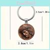 European Style Jesus Glass Keychain With Artistic Carving Pendant For Gift Giving