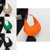 Chic Crescent Felt Shoulder Bag For Women Trendy 2023 Street Style Handbag