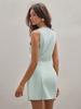 Summer Women's New Sleeveless Mid-Length Skirt Fashion Temperament Pleated Slim Fit Bodycon Dress
