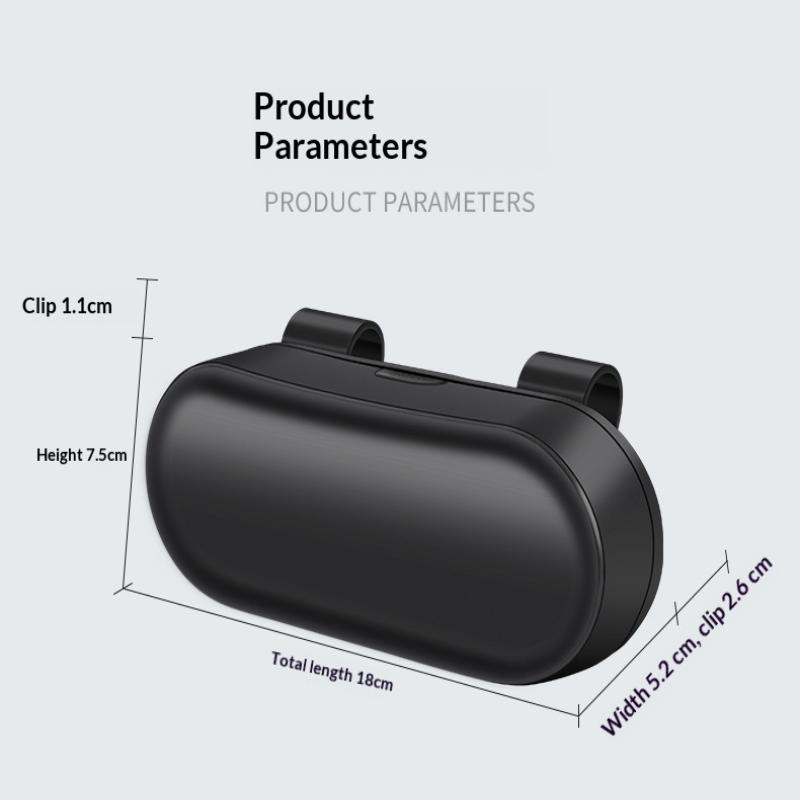 Cutie Ochelari Auto Suport Portabil Ochelari de Soare Auto Suport Ochelari de Condus Carcasă Ochelari Cutie Depozitare Multifuncțională Parasolar