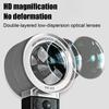 Double Llayer Handheld  Magnifier With 4 LED Light Reading Magnifier  Iinspection Tools