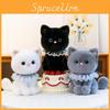 Jouet Chat en Peluche avec Remplissage en Coton PP Pour Enfants et Collectionneurs
