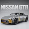 1/24 Niaasn GTR 50 Alloy Sports Car Model Diecasts Metal Toy Race Car Model Sound and Light Simulation Collection Childrens Gift