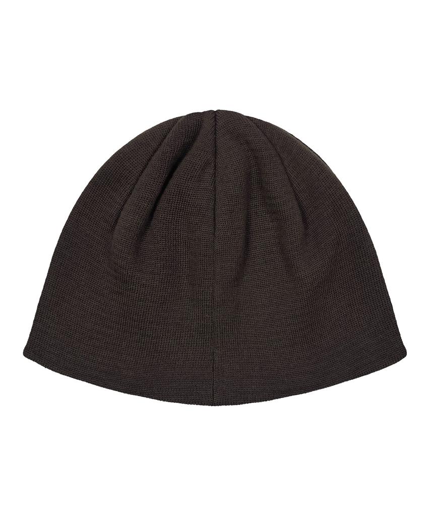 Nyuteib Red Sun Oversized Big Head Beanie - Earth Brown