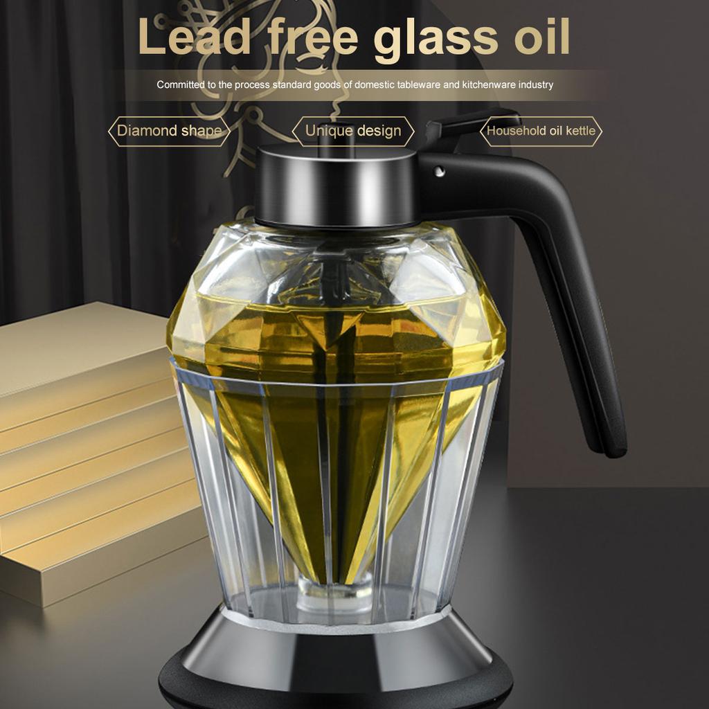 Honey  Pourer Dispenser Oil Bottle and Sauce Glass Storage Juice Syrup Cup Bee Drip Dispenser Kettle Kitchen Tool Accessories