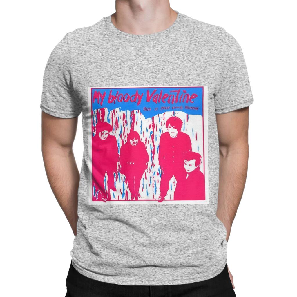 My Bloody Valentine Blue Funny Graphic 100 Cotton TShirt My Bloody Valentine Tees Tops For Unisex