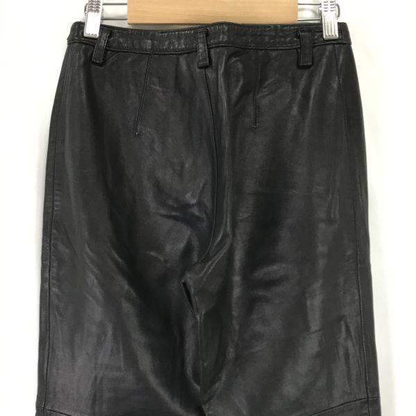 COMME CA DU MODE Женские брюки из овчины M Шаговый шов 69 см Черный стиль райдеров