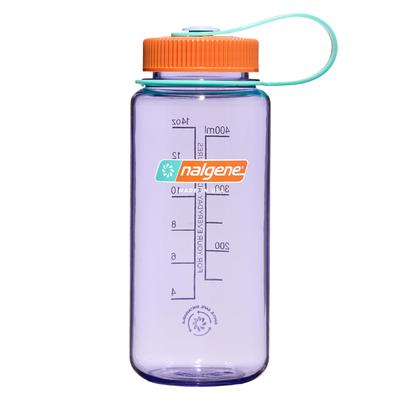 Nalgene Sustain Tritan Water Bottle Made with Material Derived From Plastic 16 Wide Amethyst BPA-Free 50% Waste, OZ, Mouth,