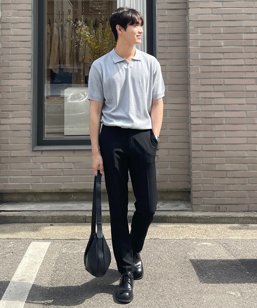 KIIMUIR (Collar Or Round) Linen-Like Half Knit 2 Types (Type A)