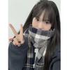 New autumn and winter scarf fashionable versatile plaid thickened male and female students scarf couple warm shawl