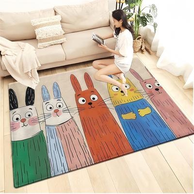 Cartoon Carpet Anime Rug Living Room Bedroom Large Carpet Bathroom Floor Mat Kitchen Door Mat Children's Room Home Decoration