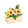 1/12 Miniature Potted Flower Model Figurine For Doll House Scene Display Accessories Microlandscape Setting Props