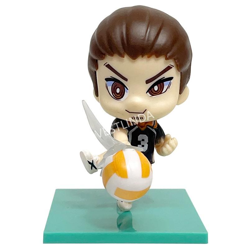 Volleyball Junior Q Version Hand-made  Collection Model Series PVC Doll Decoration Classic Anime Character Model Toys