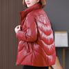 Mid-Length Down Cotton Coat - 2024 Stand-Up Collar Winter Jacket for Women