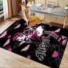 Monster High Chair Mat Gothic Angelica Print, Halloween Decorative Rug for Home Office, Sofa Carpet Gift, Suitable for Bedroom Living Room