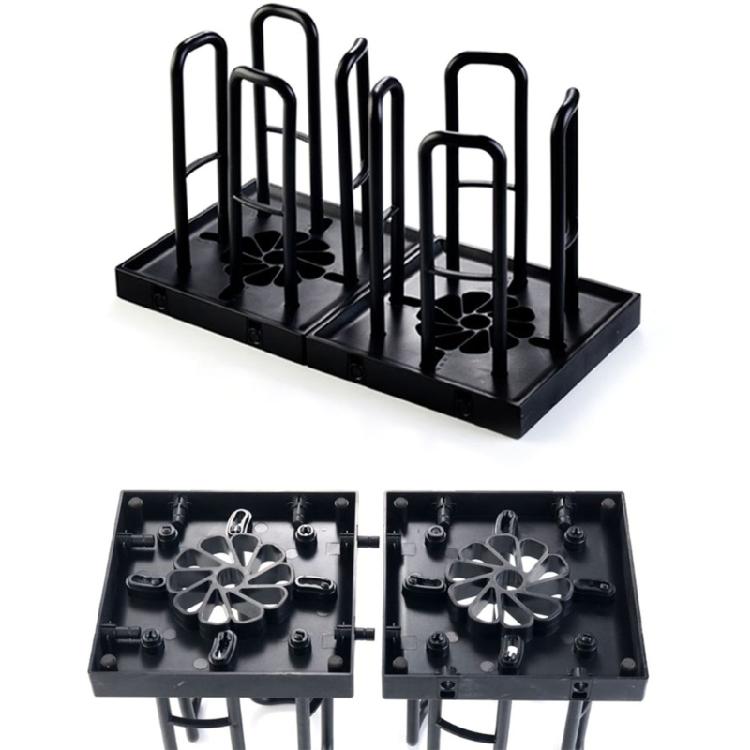 Easy To Use Cup Shelf Mutifunctional Glass Display Stand for Office Use