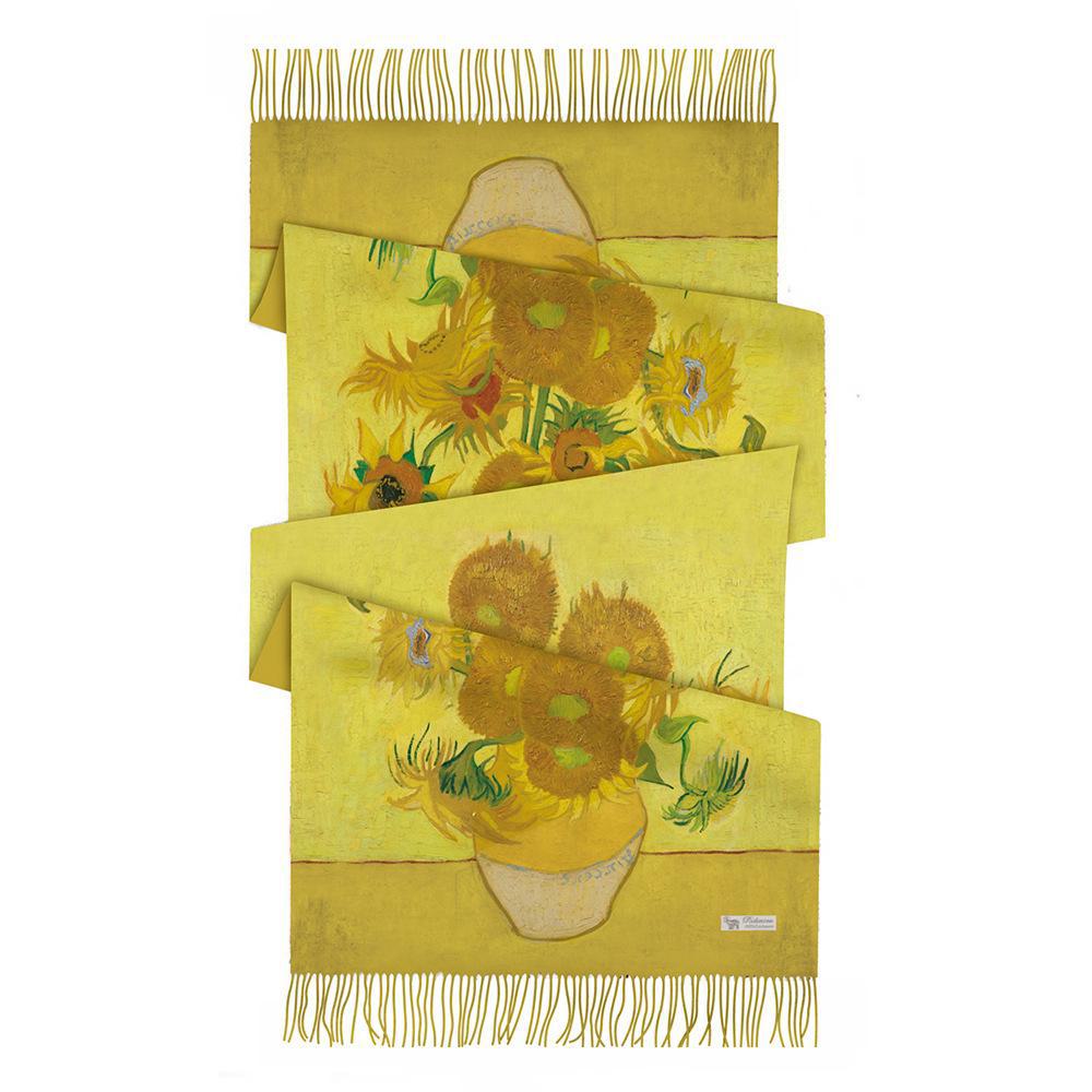 Van Gogh Sternennacht Damen Imitationskaschmir Schal - Warmer Winterschal & Weihnachtsgeschenk.