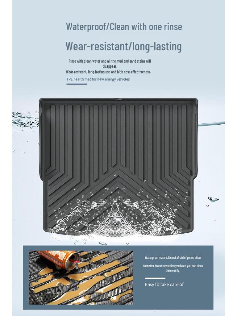 Ganzjahres-TPE Kofferraum- und Rücksitzmatten für MG ES5 - Passend für 25 Modelle