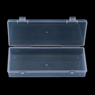 Transparante plastic doos Rechthoekige doorschijnende verpakkingsdoos Opbergdoos Stofdichte duurzame sterke sieradencontainer