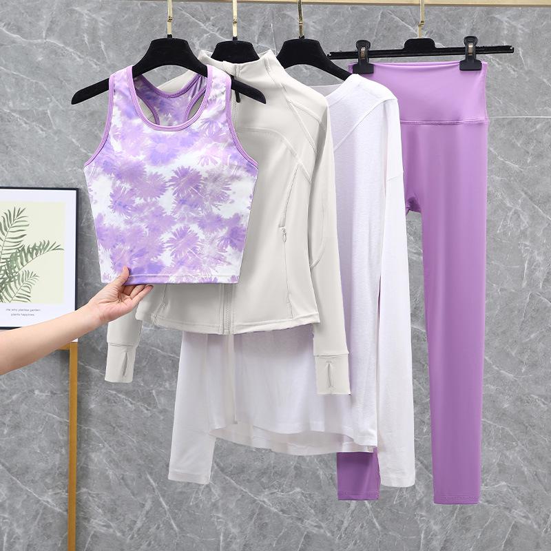 Eleganter 2025 Damen-Yogaanzug – Hochwertiges, wunderschönes Frühling/Sommer-Fitnessset