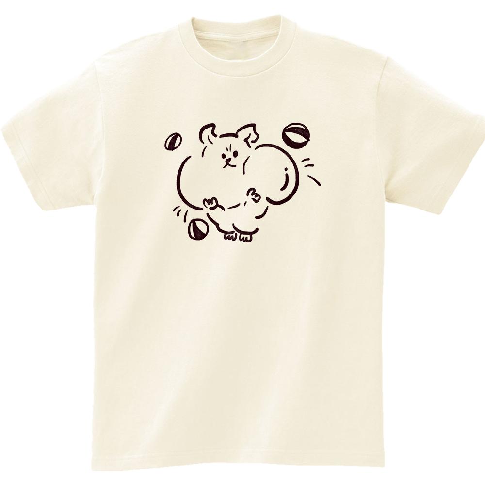 AWESOMEUS (24Ss) Cute Hamster 2Color T_Shirts