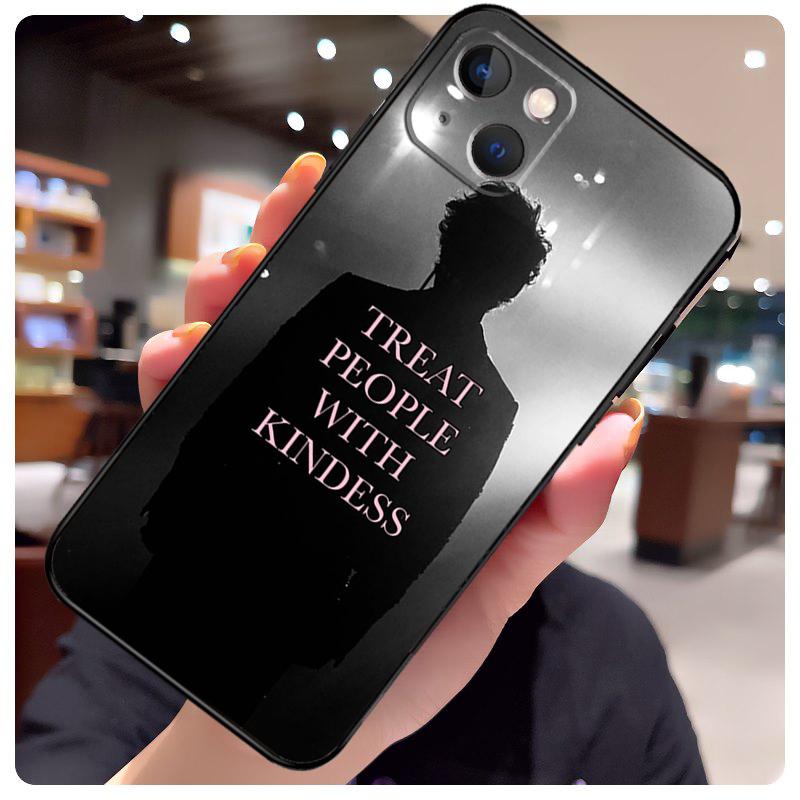 Treat People With Kindness Case For iPhone 16 14 15 Pro Max 12 13 Mini 11 15 Pro Max Plus X XS Max XR Phone Cover