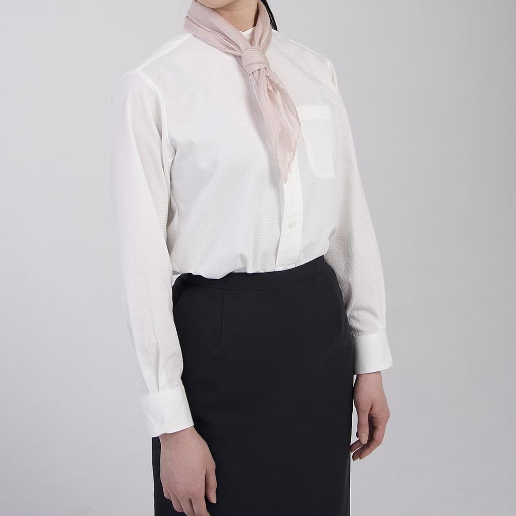 Seven Uniform CH4466-0 Shirt/Long Sleeve White 5L