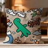 Fashion J-JJOGUMAN Cushion Cover Soft Washable Pillow Case Multi-Scene for Couch Bed Travel Office Use
