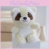 Cute Little Raccoon Plush Toy Keychain Fluffy Panda Doll Bag Pendant Gift