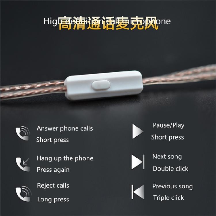 Flexible and Reliable Cable for ZST/ZSR/ED12/ES3/ZS10/ZSN/ZSNPRO Headphones