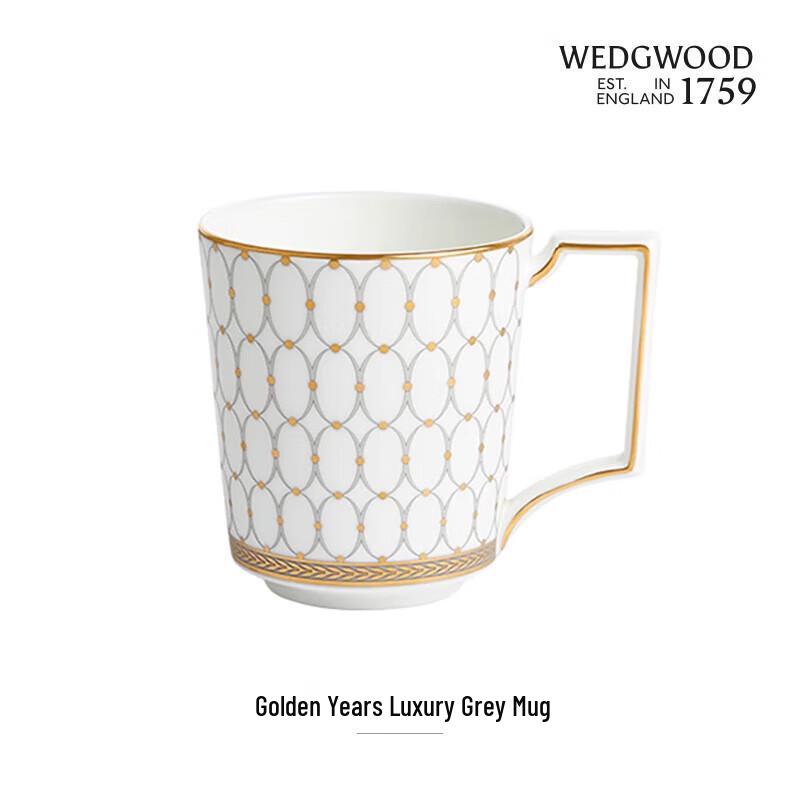 Wedgwood Golden Age Luxury Grey Mug